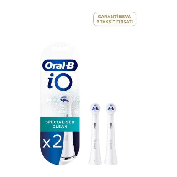 Oral-B iO Specialised Clean 2'li Diş Fırçası Başlığı