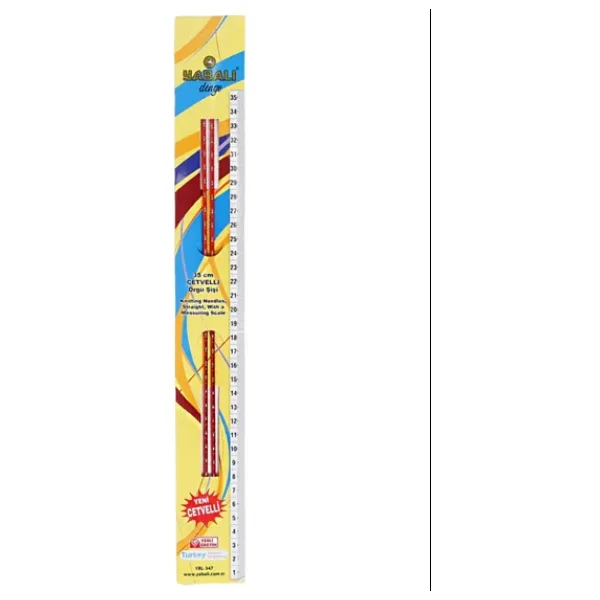 Örgü Şiş Cetvelli 6 Numara 35 Cm