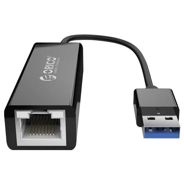 Orico USB 3.0 Gigabit 1000Mbps RJ45 Ethernet Dönüştürücü Adaptör Siyah