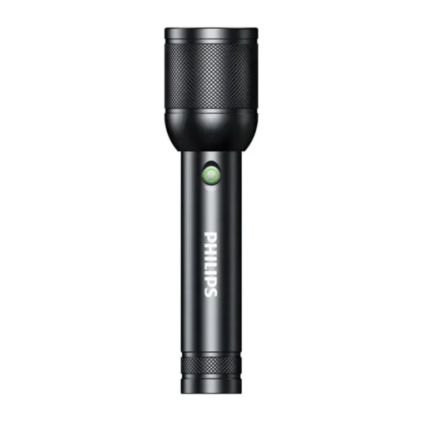 Philips SFL8168/93 30W 1500 Lümen Uzak Mesafe Aydınlatmalı IP44 Suya Dayanıklı Şarj Edilebilir LED El Feneri Siyah
