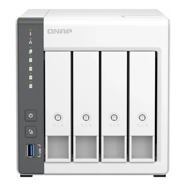 Qnap TS-433 4 GB 4 Yuvalı 250 TB Destekli NAS Depolama Ünitesi