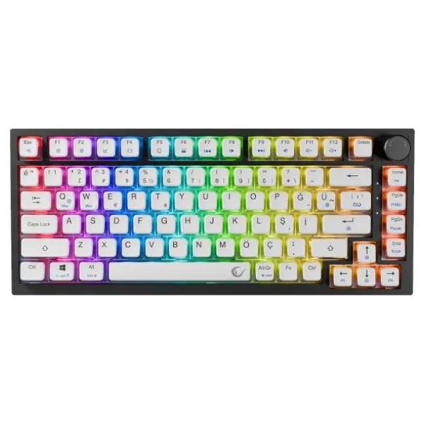 Rampage Zenith Pro RGB TKL Gateron Magnetic Switch Kablolu Mekanik Oyuncu Klavyesi