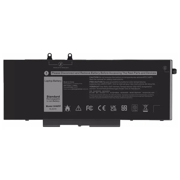 RETRO Dell Latitude 5401, 5501 Notebook Bataryası - 4 Cell - 15.2V