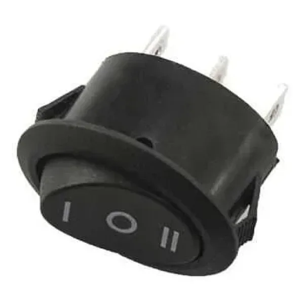 RL3-6 Oval ON-OFF-ON Anahtar 3-Pin