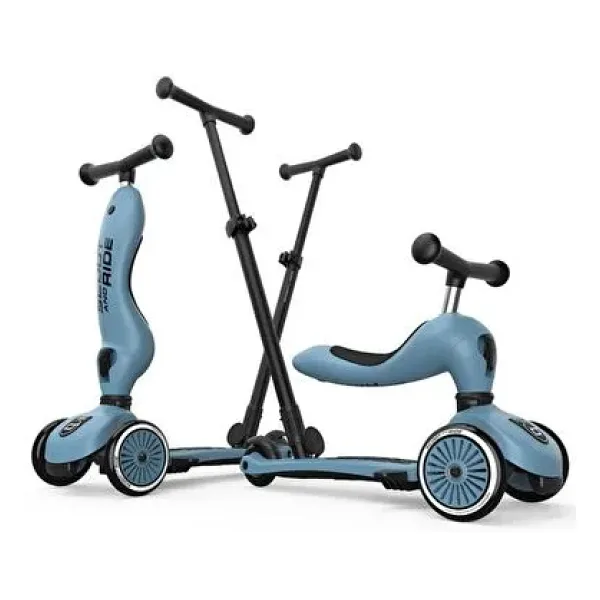 Scoot And Ride Highwaykick 1 Push And Go Mavi 3 Tekerlekli Oturaklı Çocuk Scooter