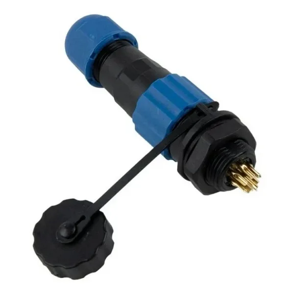 SD13 7 Pin 13mm Su Geçirmez Konnektör Takımı - Panel Tipi