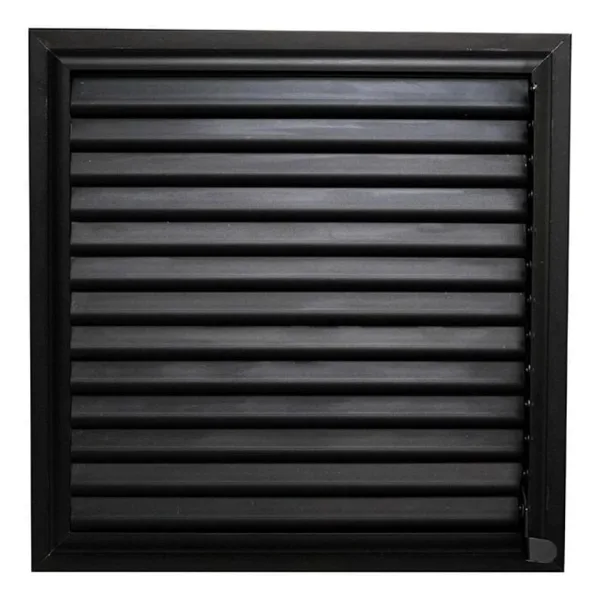 Siyah Alüminyum 40x40 cm Menfez Banyo Havalandırma Menfezi