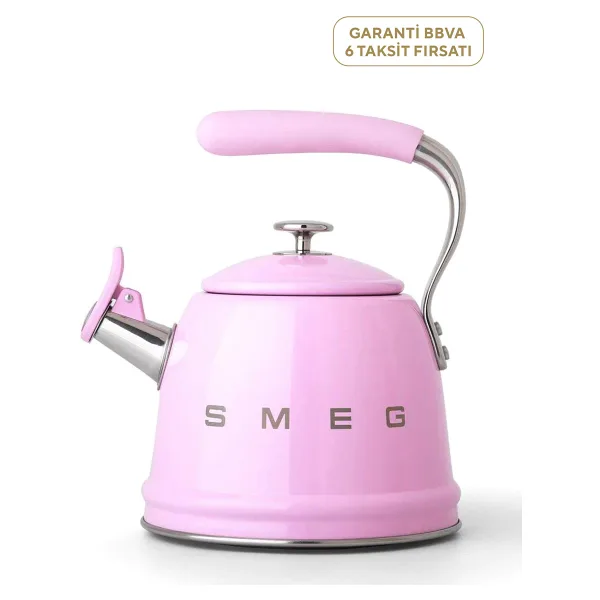 Smeg 50's Style Retro CKLW2001PK 2.3 lt Pembe Düdüklü Kettle