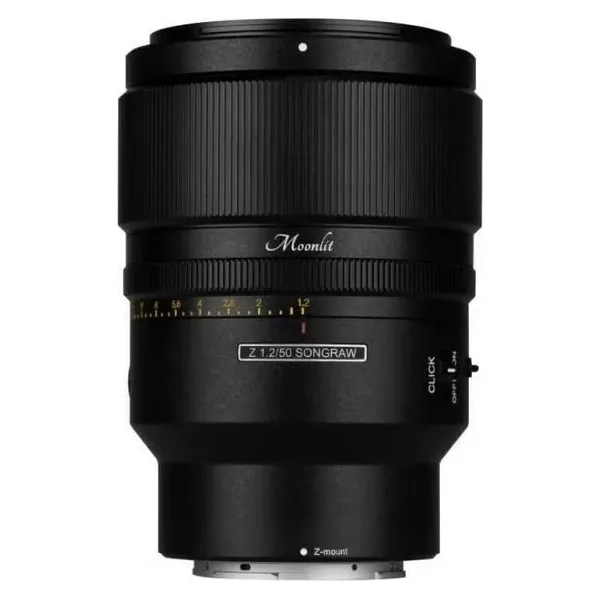 SongRaw AF 50mm f/1.2 FE Moonlit Nikon Z Lens
