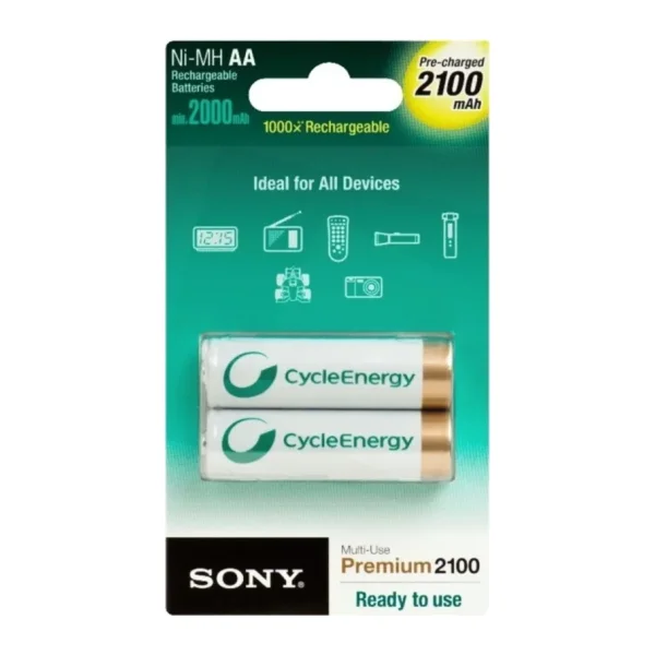 Sony 2100 Mah Aa Şarjlı Pil (2 Adet)