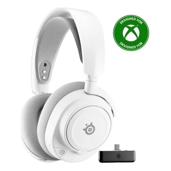 SteelSeries Arctis Nova 7X Gen 2 Beyaz Kablolu/Kablosuz Kulak Üstü Oyuncu Kulaklığı