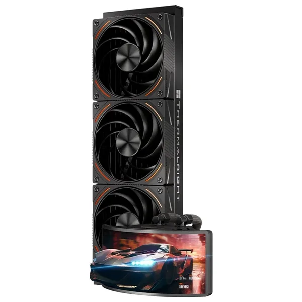 Thermalright Rainbow Vision 360 Turbo Argb Black 360MM Intel-Amd Uyumlu Işlemci Sıvı Soğutucu - Siyah