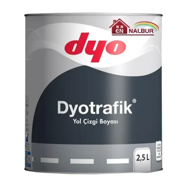 Trafik Yol Çizgi Boyası 2,5 Litre Beyaz