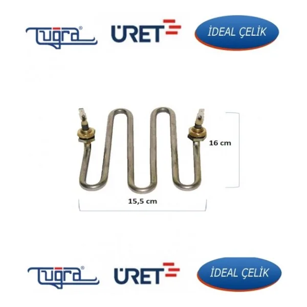 Tuğra-Üret-İdeal Semaver Çay Kazanı Makinası Rezistansı 2000 Watt