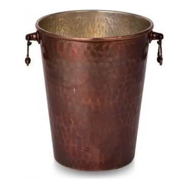 Turna Bakır 2553-3 Adalı Oksit 15 cm El Dövme Buz Kovası