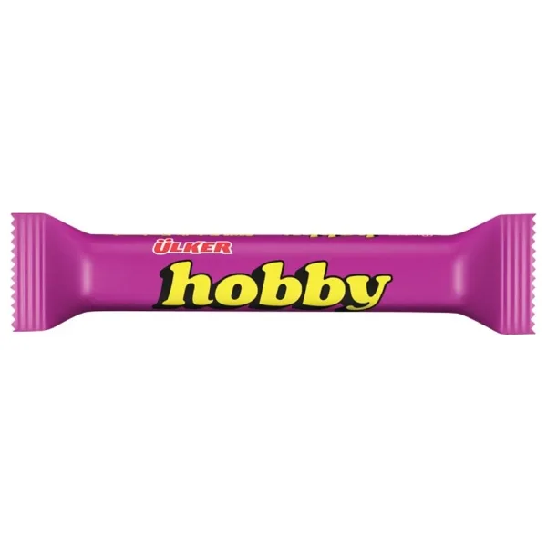 Ülker HOBBY - Sütlü Kokolin Kaplamalı Kakaolu ve Fındıklı Bar - 25 gram - 144 Adet