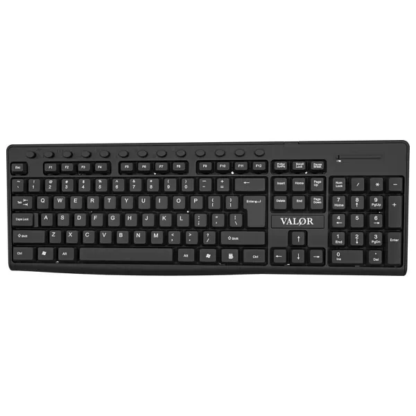 Valor KY-100 Kablosuz 104 Tuşlu Ofis Klavyesi