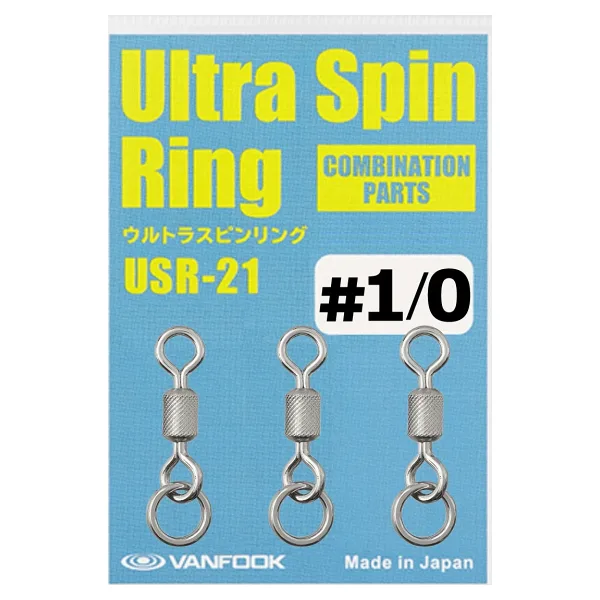 Vanfook Ultra Spin Ring Halkalı Fırdöndü USR-21 Silver #1/0 (3 Ad)