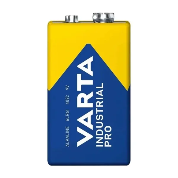 Varta 9V Industrial Pro Alkalin Pil 6LR61