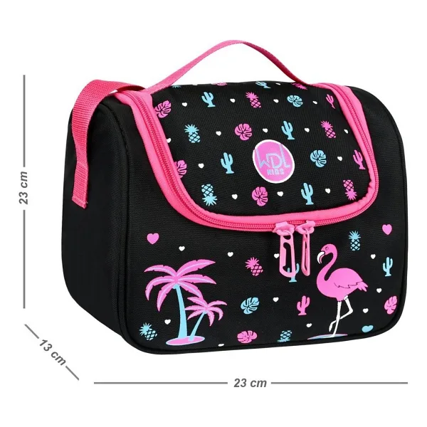 Waddell 1001 Flamingo Desenli Termoslu Beslenme Çantası