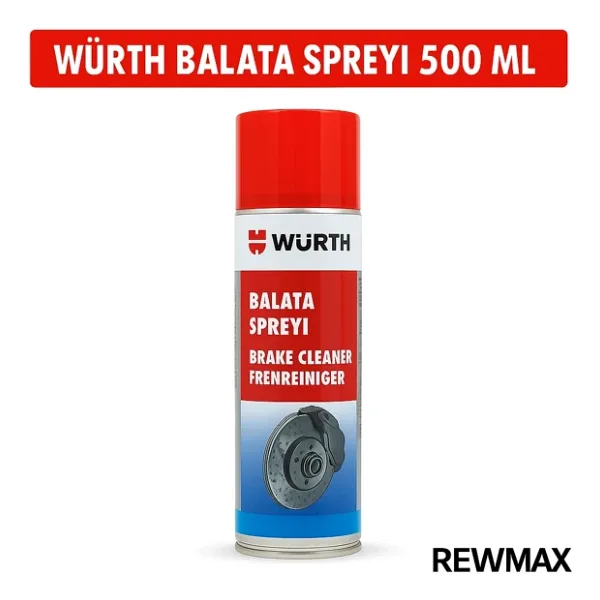 WÜRTH BALATA SPREYİ 500 ml - 24'LÜ PROFESYONEL KOLİ