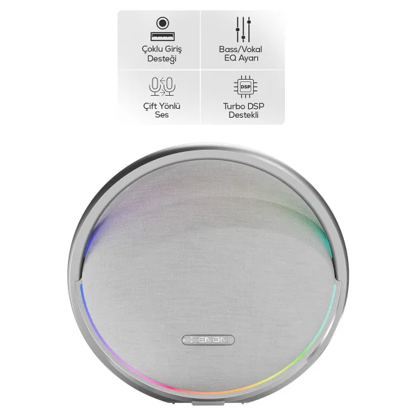 Xenon Smart Aura X6710 Gümüş Bluetooth Hoparlör