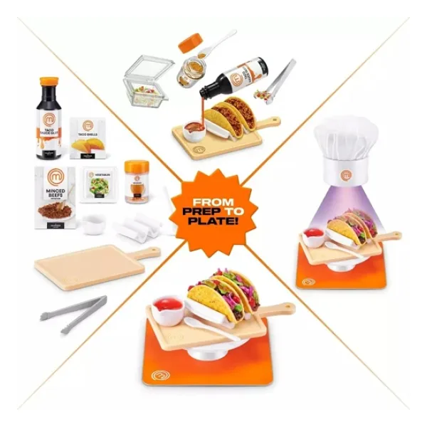 ZURU Mini Brands Create MasterChef Seri 2 Sürpriz Kapsül Mini Yemek Yapım Seti 8+ Yaş