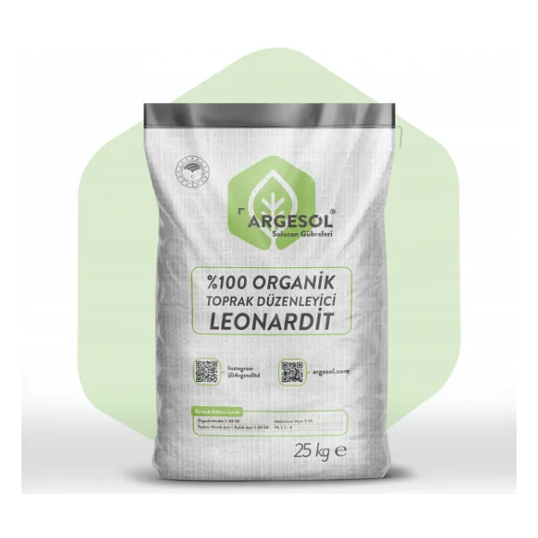 %100 Doğal Toprak Düzenleyici Leonardit 25 KG Argesol Tarım