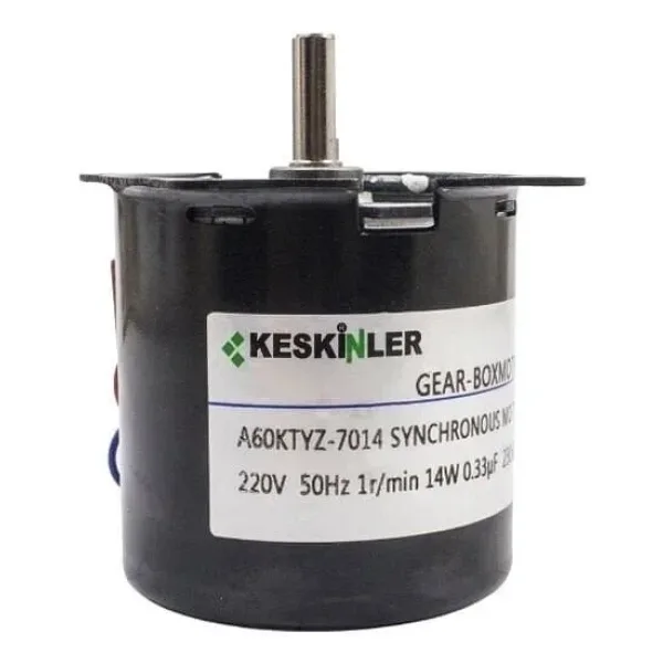 60-KTYZ 1 RPM 14W AC Senkron Motor