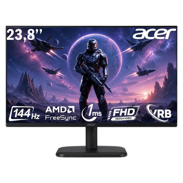 Acer KA242YP0BI 23.8" 1ms 144 Hz Freesync Va Monitör UM.QX2EE.034