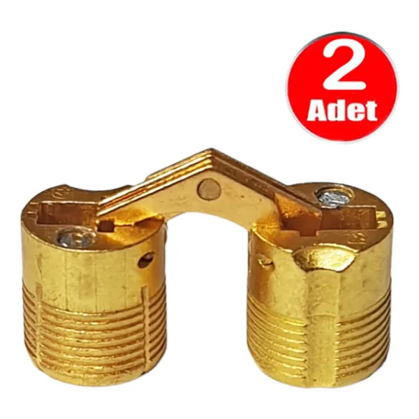 Aletcantam Gizli Masa Mentesesi 14Mm Metal Kirma Katlanir Mentese - 2 Adet