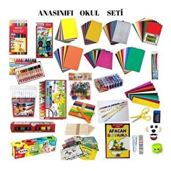 Anasinifi Okul-Kirtasiye Seti