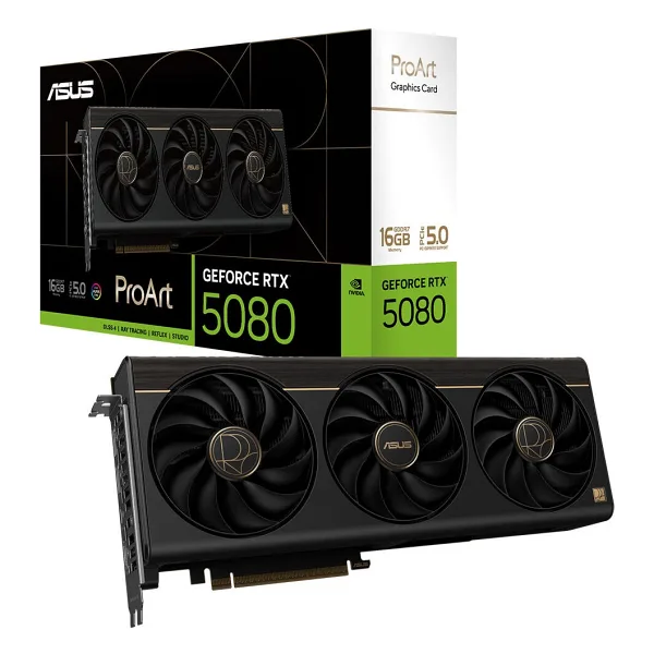 Asus RTX 5080 ProArt OC Edition PROART-RTX5080-O16G 256 Bit GDDR7 16 GB Ekran Kartı