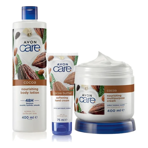 Avon Care Kakao Yağı İçeren E Vitaminli Çok Amaçlı Krem Losyon ve Kremi Paketi