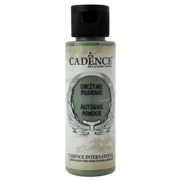 Cadence Küf Yeşil Eskitme Pudra Su Bazlı Dekoratif Medium 70 ml Doğal Görünüm Sağlar