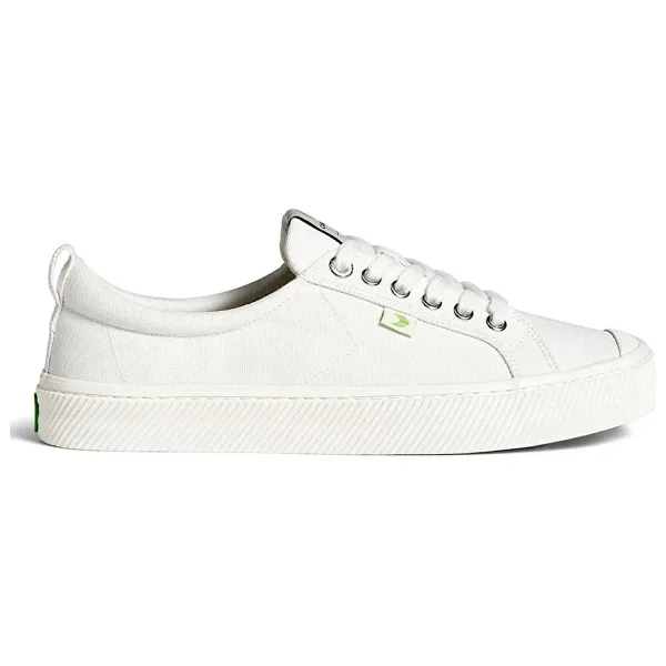 Cariuma 100103W01M-Oca Low Canvas Kırık Beyaz Erkek Günlük Spor Ayakkabı