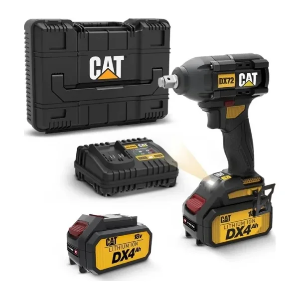 Cat DX72 Çift Akülü 4 Ah Darbeli Somun Sıkma Makinesi