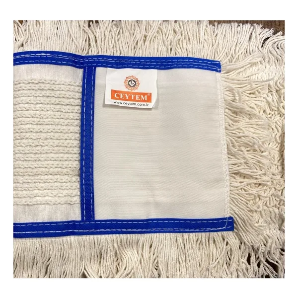 Ceytem Zincir Dikiş Nemli Mop 50 Cm., Mavi Biyeli