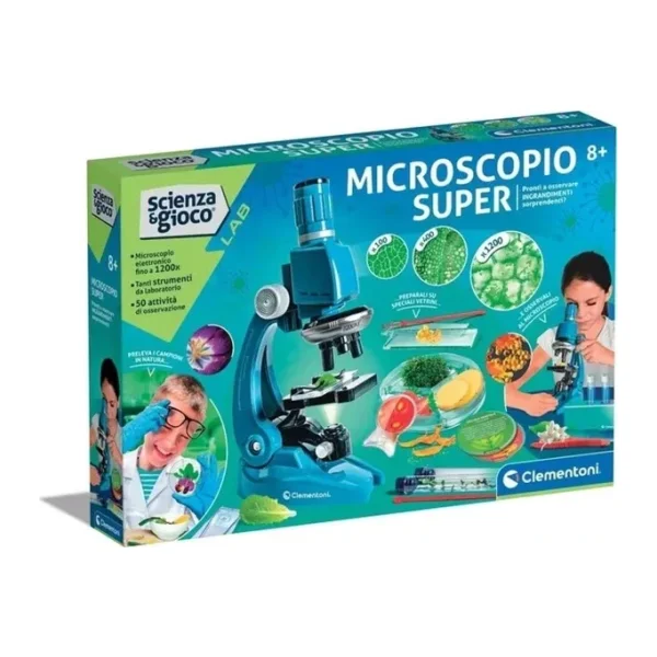 Clementoni Bilim ve Oyun Süper Mikroskop 64473