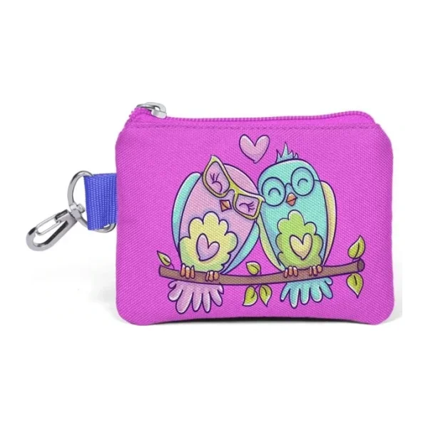 Coral High Kids Pembe Baykuş Desenli Bozuk Para Çantası 21794
