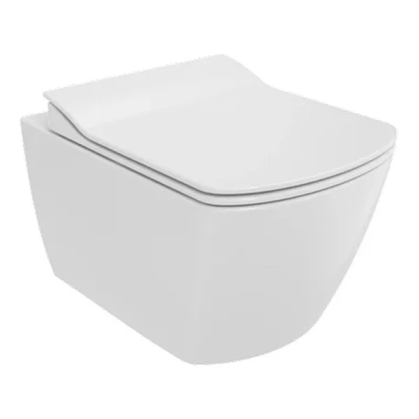 Creavit Eg321 Elegant Kanalsız Asma Klozet Ve Yavaş Kapanan Klozet Kapağı
