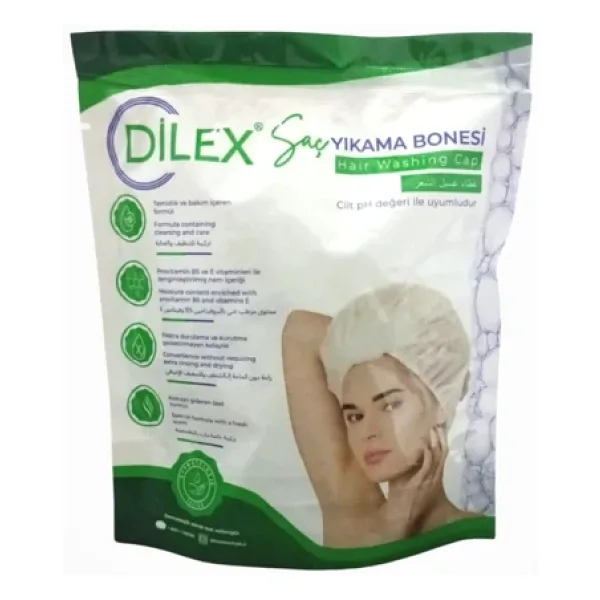 Dilex Hasta Saç Yıkama Bonesi - 1 Adet