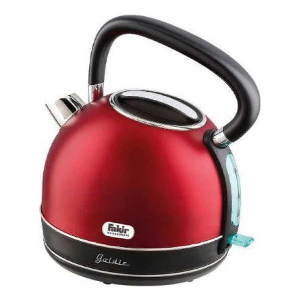 Fakir Goldie Kırmızı 2200 W 1.7 lt Çelik Kettle
