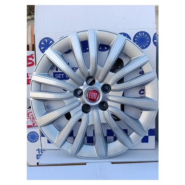 Fiat Egea (2015-2017) 15 inç Fiat Egea Linea Uyumlu Orjinal Yeni Model Jant Kapağı Takımı 4 lü set (Logo Hediyeli)