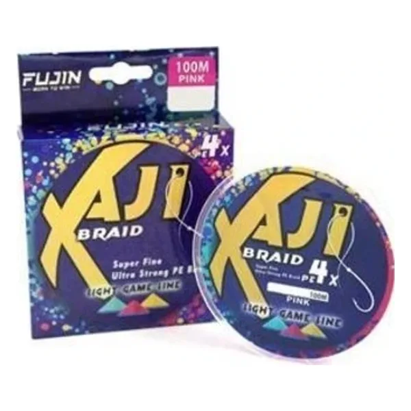 Fujin Aji Light Game Braid 4X 100 m 0.02 mm 1 kg Pink İp Misina