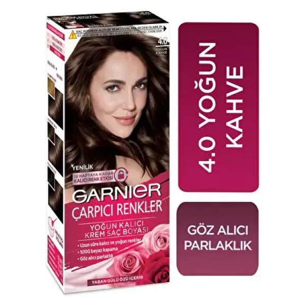Garnier Çarpıcı Renkler 4.0 Yoğun Kahve Saç Boyası