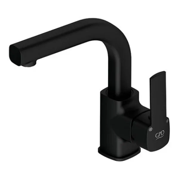 GPD Pedra MTL160-S Siyah Lavabo Bataryası