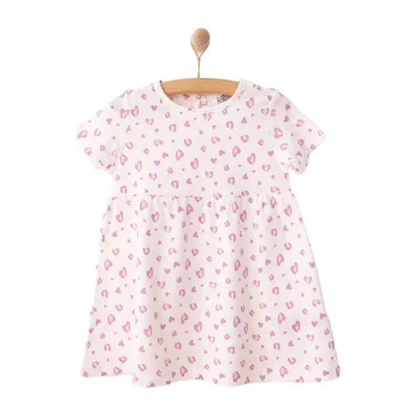 HelloBaby Basic Leopar Desenli Bebek Elbise