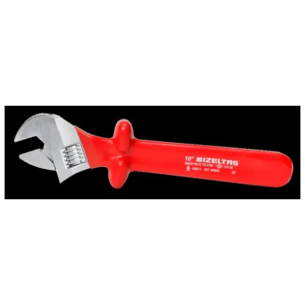 İzeltaş 1000V İzoleli Kurbağacık Anahtar 10" 260 Mm 0600 01 0010