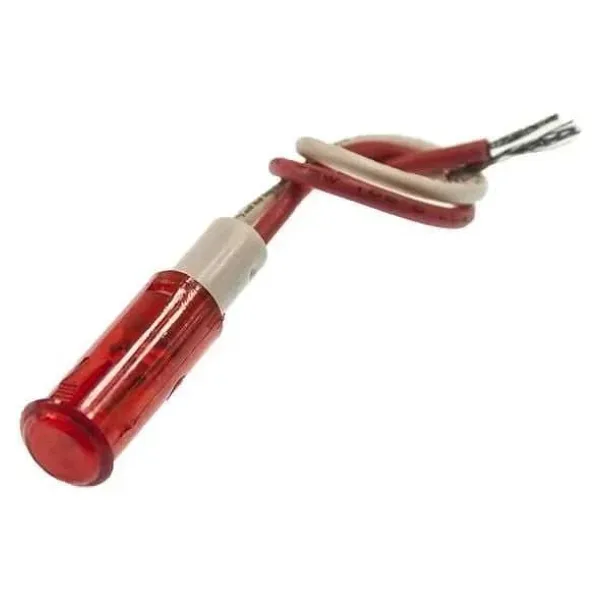 Kırmızı 9mm Pano Işığı 220V Sinyal Lambası